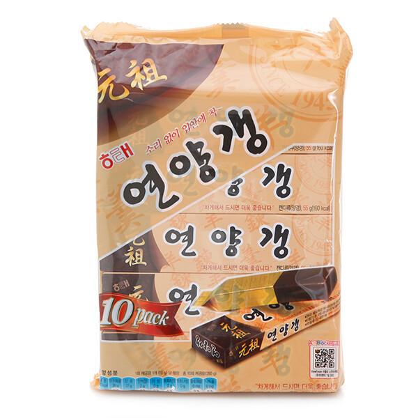 [HAITAI] Yanggaeng Sweet Jelly of Red Beans Good Taste Korean Snack 55g -10packs / Kfood, Authentic Korean Food