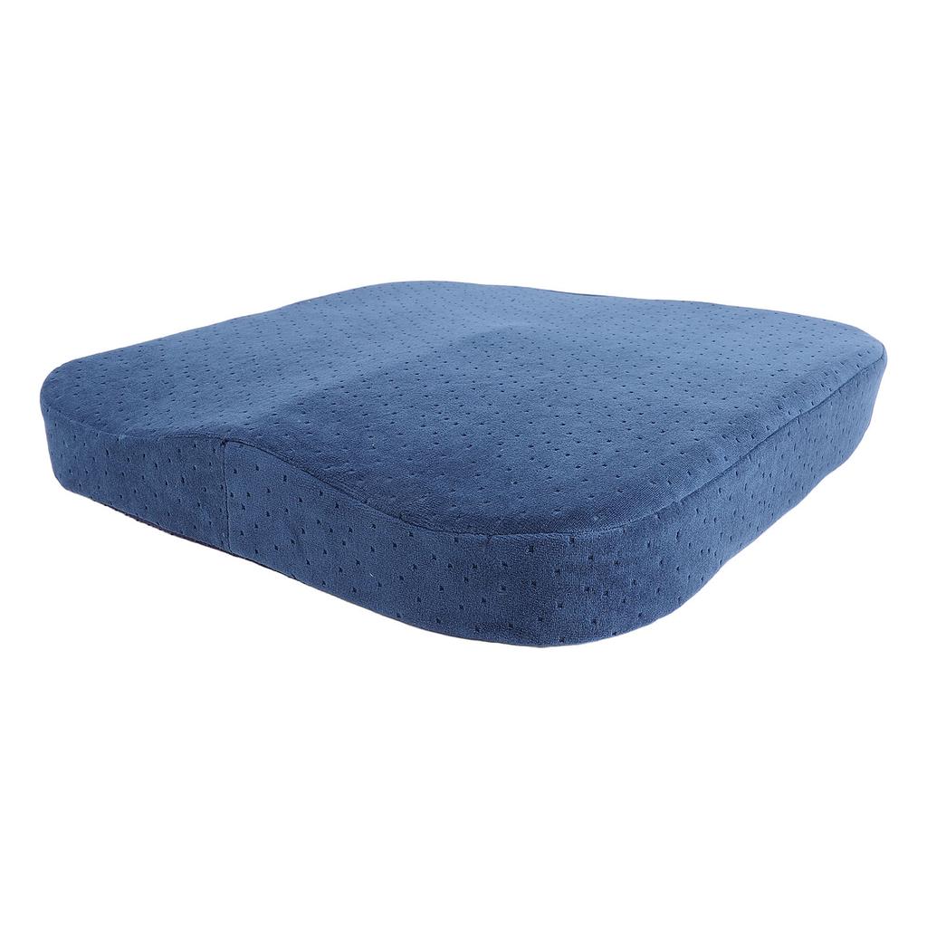 Memory Foam Seat Cushion Ergonomic W Shaped Comfortable Velvet Thicken Chair Cushion for Long Sittin