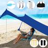 Seaside Portable Camping Canopy Tent Sunshade for Outdoor Beach and Fishing