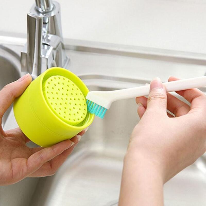 Tumbler sink baby bottle bathroom crevice fine corner cleaning brush