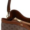 Daks Beige Barnet Dd Pattern Leather Medium Bucket Bag