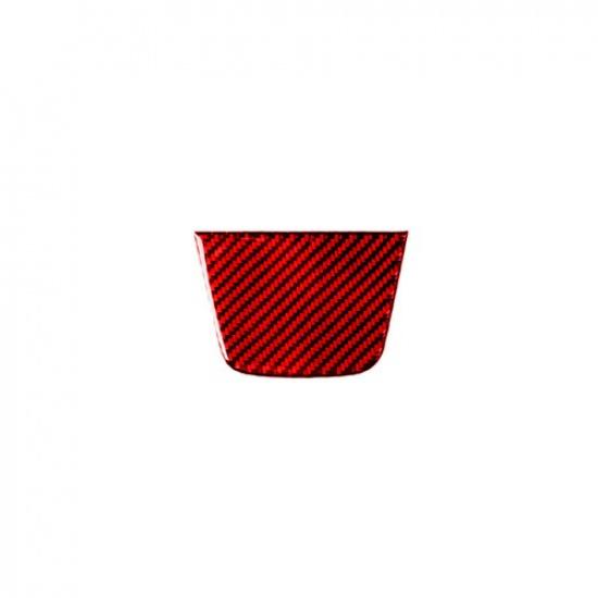 Red Carbon Fiber Trument Upper Cover Trim For Chevrolet Camaro 2017-