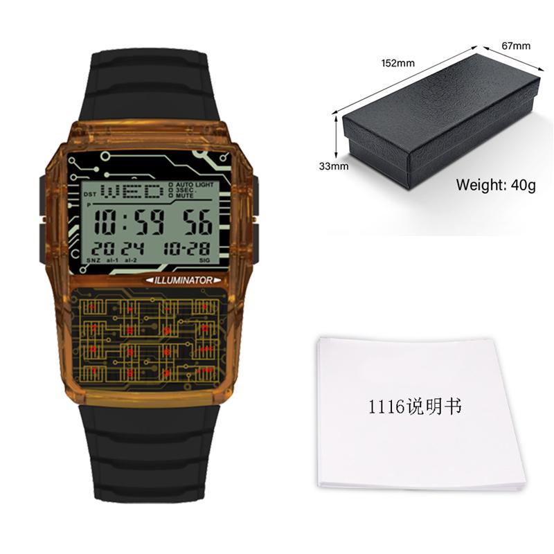 

Модные мужские часы военные водонепроницаемые спортивные часы армейские большие циферблаты светодиодные цифровые наручные часы секундомеры для мужчин
