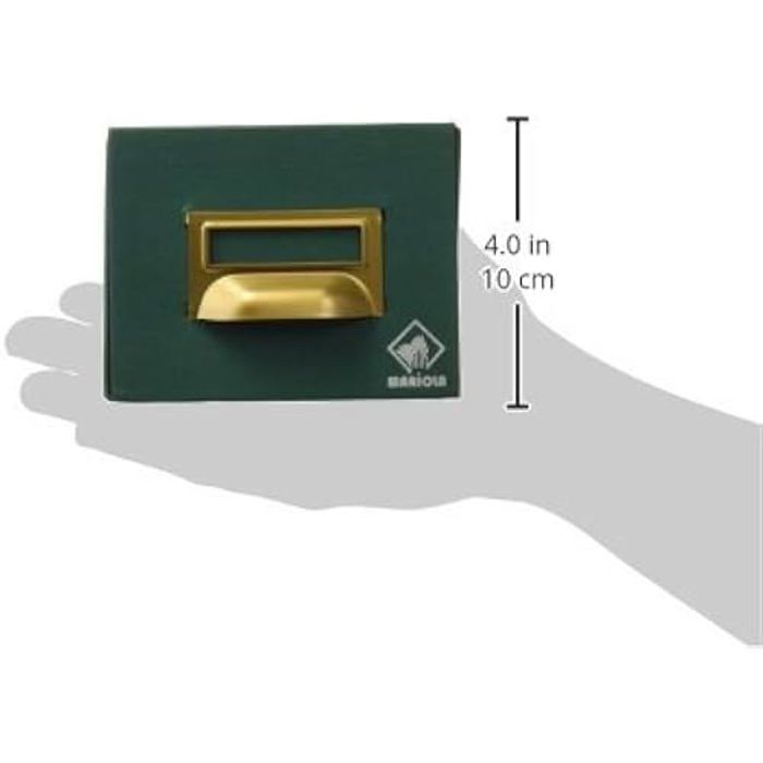 Kroužkový pořadač - MARIOLA - Mariola 1-1000 - Dvojitý Geltex - 1000 žetonů - Zelený 12,5x9,5x35cm