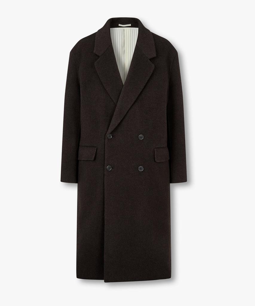 Man On The Boon Casual Cashmere Blended Double Coat_Dark Brown 4715307010