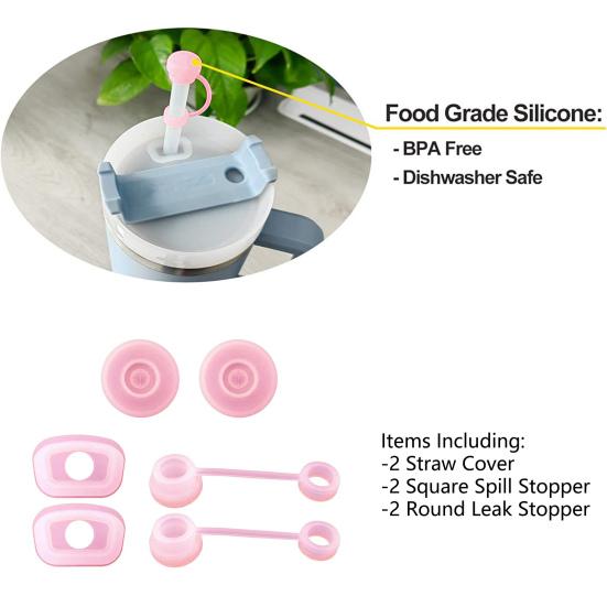Practical Cup Spill Stopper Dishwasher Safe Easy To Install Leak-proof