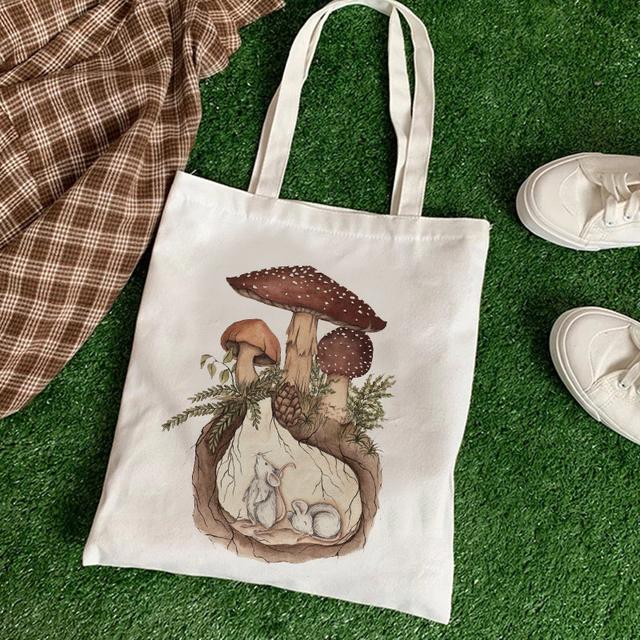 Kobiety Akwarela Zwierzęta Torba na zakupy wielokrotnego użytku Torba płócienna Torba Anime Torba Tote Harajuku Torba na ramię o dużej pojemności Torebka