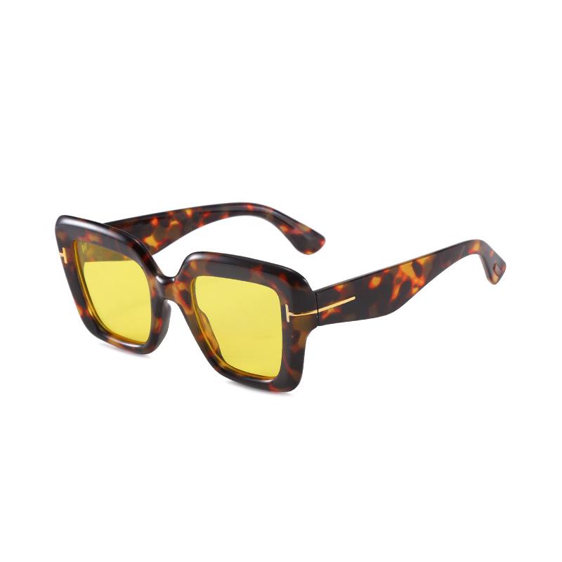 

Европейские и американские модные солнцезащитные очки с Т-образной линейкой и защитой от УФ-лучей