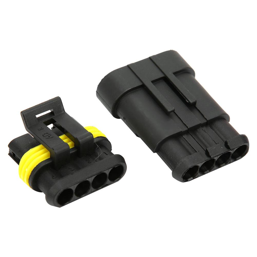5 Sets 4P 5P 6P AMP 1.5 Male and Female Plug Automotive Car Waterproof Connector4P