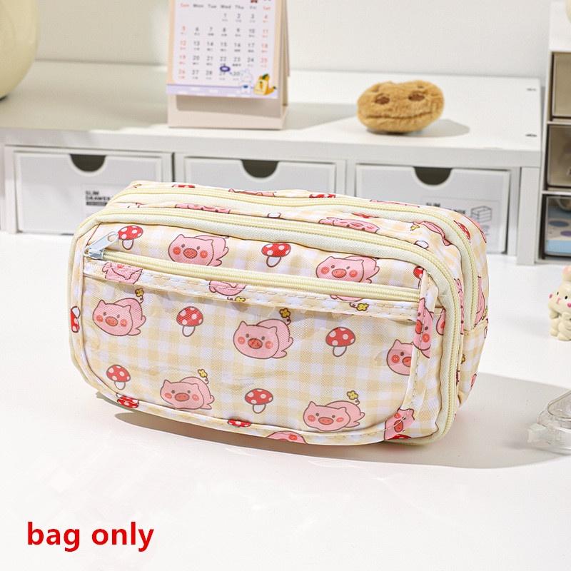 Cute Cartoon Pencil Case For Student Cartoon Anime Creative Pencil Bag High Capacity Stationery Storage Bag Cosmetic Bag