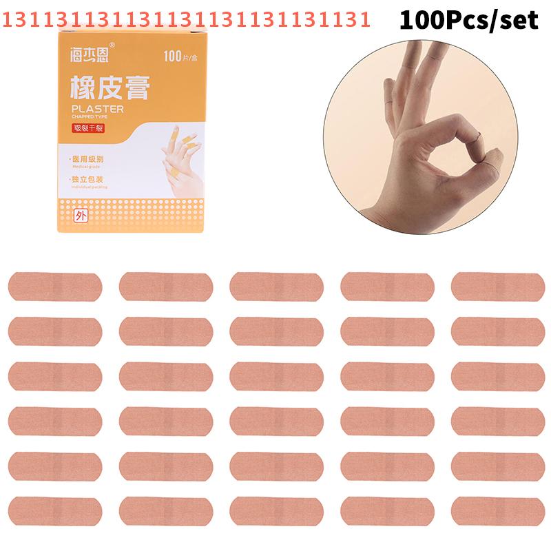 30/100PCS For Skin Foot Care Wound Healing Bandages Cracked Heel Hand Repair Bandage Treatment Patches