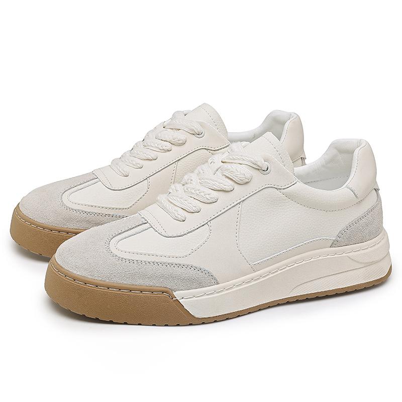 Fashion Four season men's board shoes rendy and versatile minimalist style Outdoor street Quality Daily Youth Casual Leather Shoes Hot