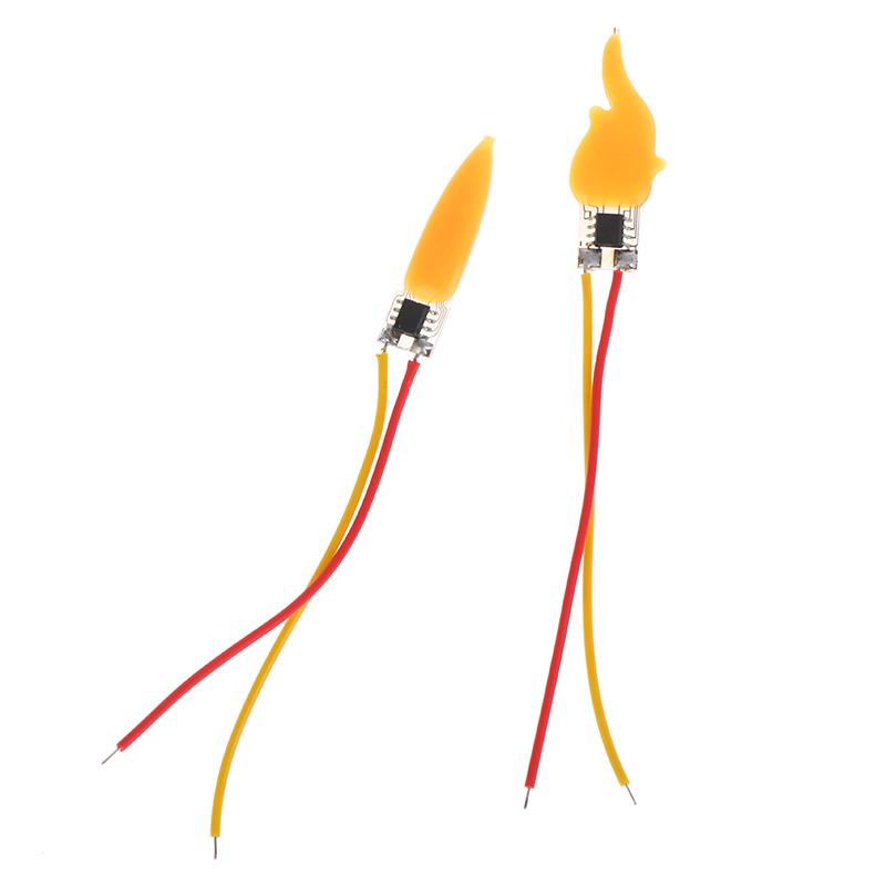 2/5/10Pcs Flame Light Bulbs 2200K Diode Flame Led Filament 3V Led Flame Effect Light Bulb For Newyear Christmas Party Decor