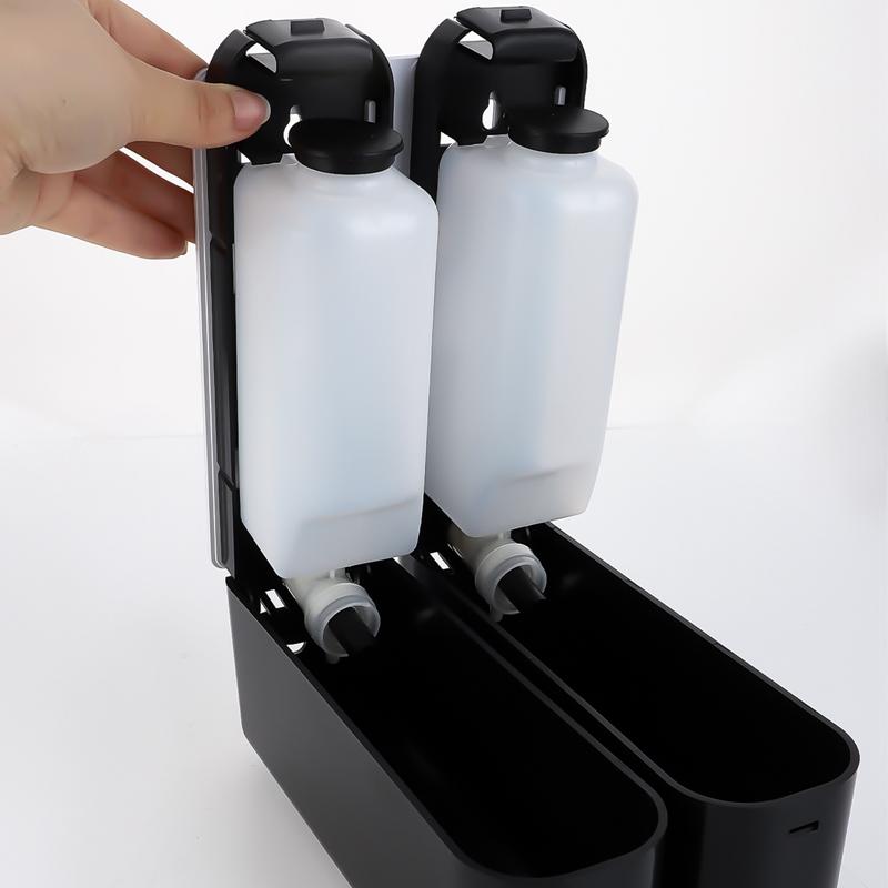 700ml Wall Mount Soap Dispenser Manual Shampoo Shower Gel Dispenser Lotion Container Liquid Hand Soap Dispenser For Bathroom