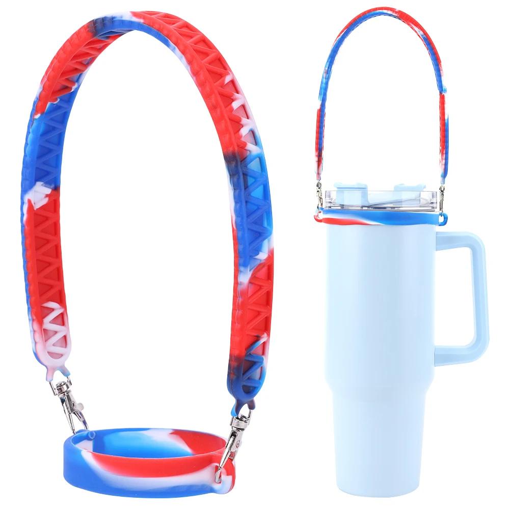 Silicone Cover for Stanley Cup Accessories 30/40oz Tumbler Water Bottle Protective Bottle Boot Sleeve & Straw Cover Cap