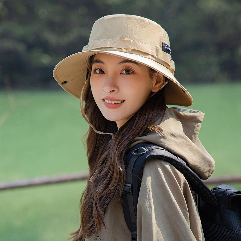 Chapeau Bob Cordon de Serrage Extérieur Protection Solaire Imperméable Sports Séchage Rapide Alpinisme Été Chapeau de Soleil