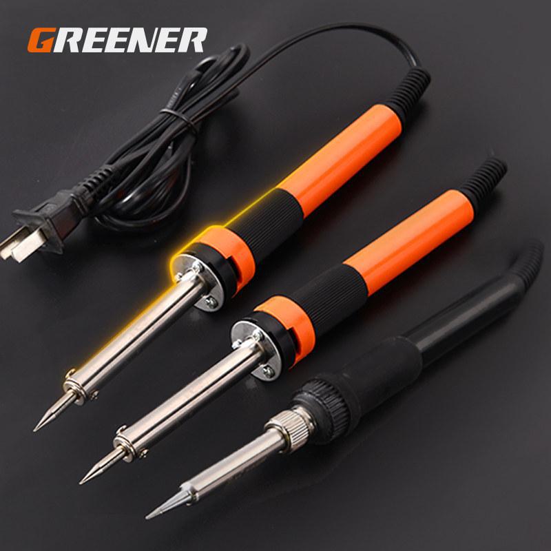 Green Forest Adjustable Temperature Electric Soldering Iron Tool - High Power, Internal Heating, Constant Temperature, Household & Student Use.