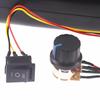 DC 10-55V MAX 60A PWM Motor Drehzahlregler 0~100% Einstellbarer Antriebsschalter