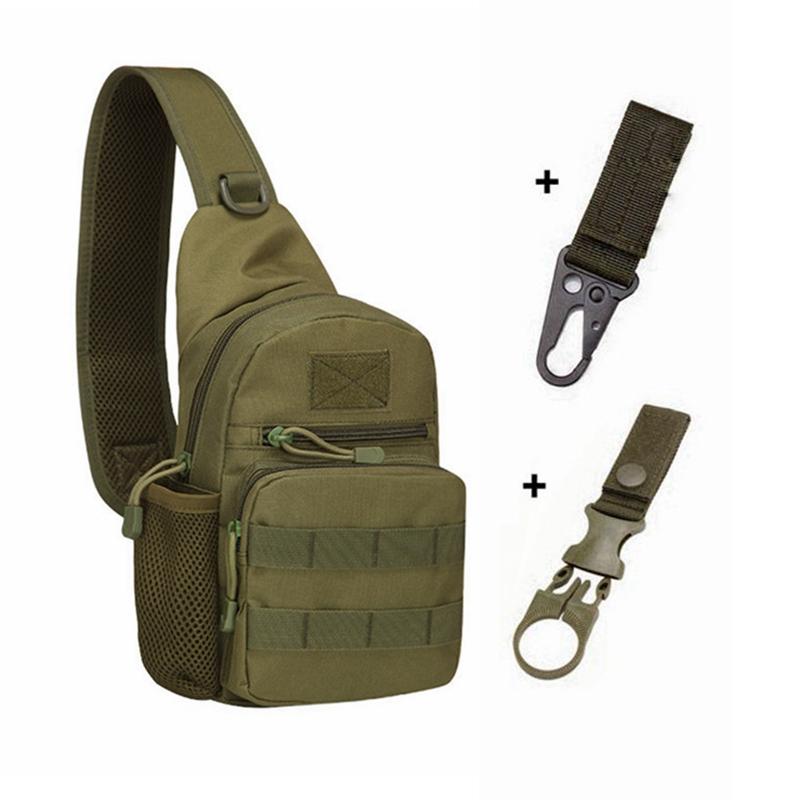 Outdoor Shoulder Bag Men Hiking Backpack Nylon Outdoor Camping Fishing Molle Cycling Trekking Chest Sling Bag