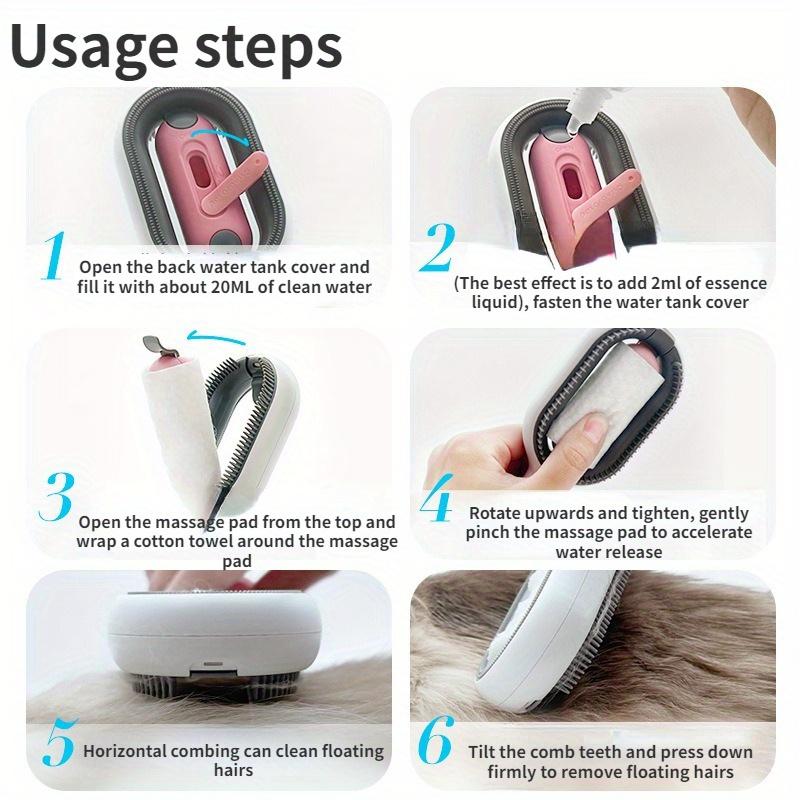 Pet Comb Cleaning Hair Removal Comb Cat Comb Floating Hair Removal Brush Hair Sticking Device