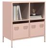 VidaXL Buffet Pink 68x39x73,5 Cm Cold-rolled Steel, Storage Furniture, Kitchen Storage Furniture, Furniture 851359