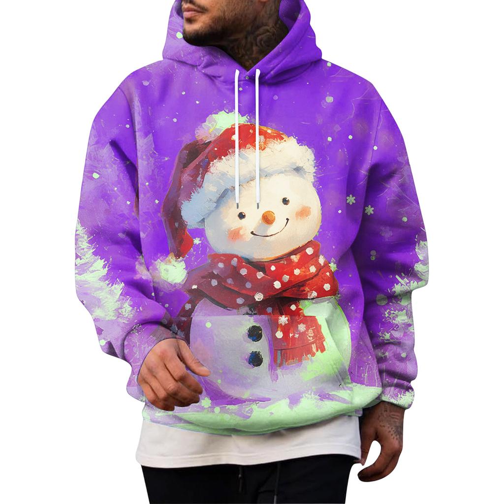 Pánská  Sportovní  Volnočasová  Dlouhý  Rukáv  S  Kapsou  S Kapucí  Kapuce  Mikina