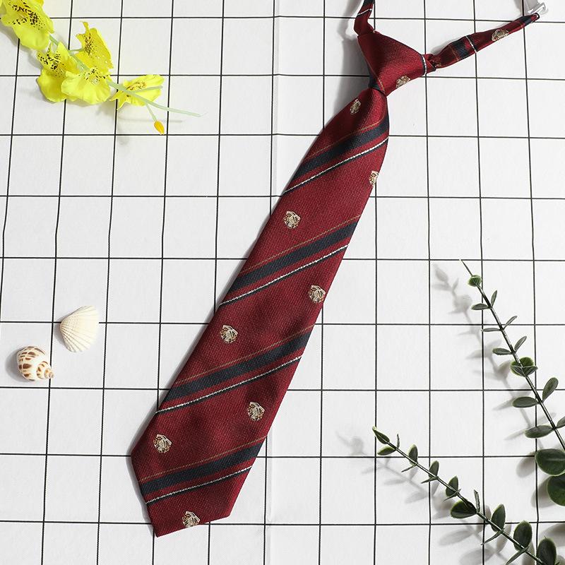 Jk Small Tie Female College Style Lazy Japanese Plaid Uniform Shirt Tie Student Ins Men'S And Women'S Short Styles Free Of Charge