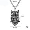 Collier Crâne de Hibou Style Sombre, Pendentif de Tenue Artistique Rétro de Niche, Un Cadeau pour Mon Petit Ami