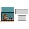Foldable Pet Fence for Dogs Space-Saving Design for Bedroom and Dining Area Convenient Dogs Mesh Barrier for Protect