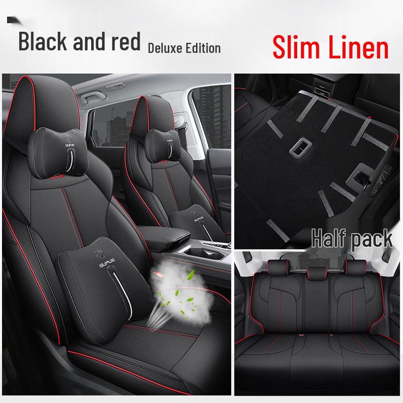 DJGY Car Seat Cushion: Fits Changan Auchan Z6, Sports Leather, All-Season Use