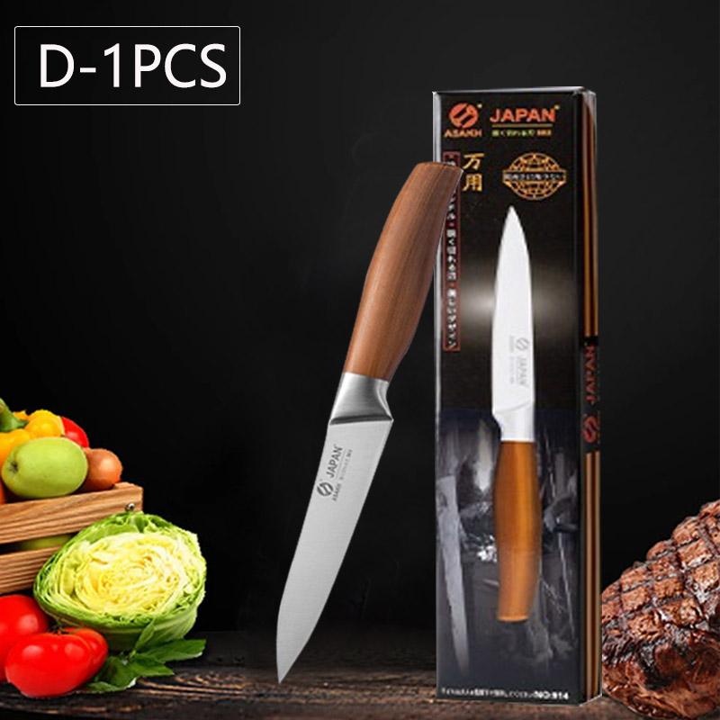 WXCOO Professional Japanese Kitchen Knife Fruit Peeler Utility Knife Stainless Steel Fish Fillet Knife Meat Cleaver Cooking Tool