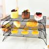 3 Layer Cake Cooling Rack Non Stick Wire Grid Net Mat Barbecue Shelf  Pizza Bread