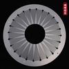 Transparent Plastic Flower Bow Craft Template for DIY Handmade Ribbon Flowers and Fabric Rose Projects 9cm 12cm 15cm Size Options