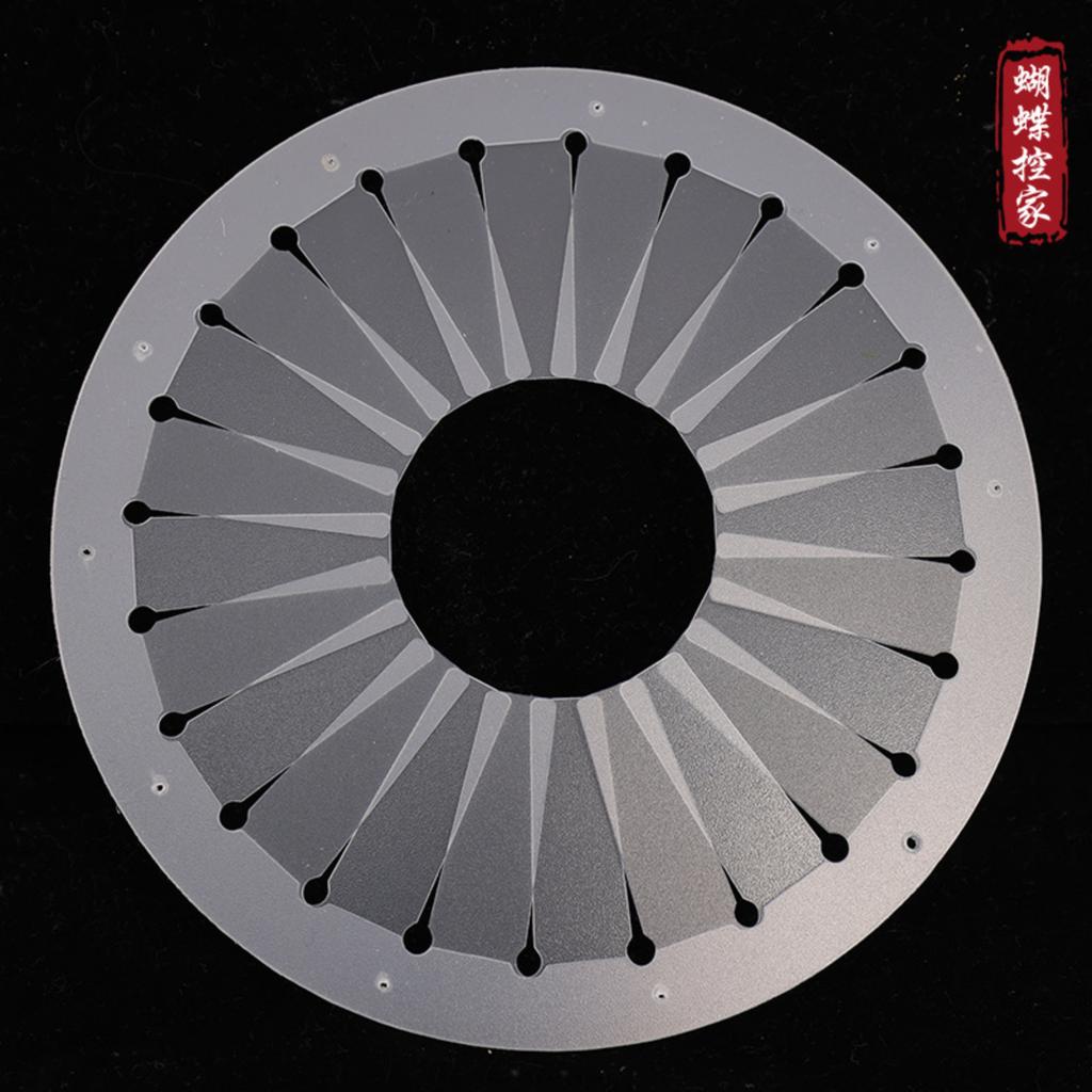 Transparent Plastic Flower Bow Craft Template for DIY Handmade Ribbon Flowers and Fabric Rose Projects 9cm 12cm 15cm Size Options