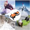 Portable Outdoor Sports 10 Toothed Snow Crampons Slip Resistant Ice Gripper