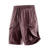 Summer Workwear Shorts, Quick Drying Ice Silk Loose Casual Straight Leg Shorts