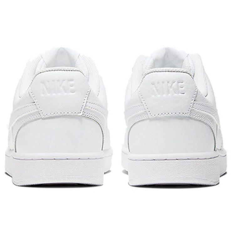 Nike Court Vision 1 Low Synthetic Leather, Leather Stitching Low Top Skateboard Shoes Women's White CD5434-100