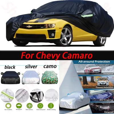 Bâche de voiture étanche pour Chevy Camaro Sangles coupe-vent Protection contre le vent, la neige et les UV Toutes saisons
