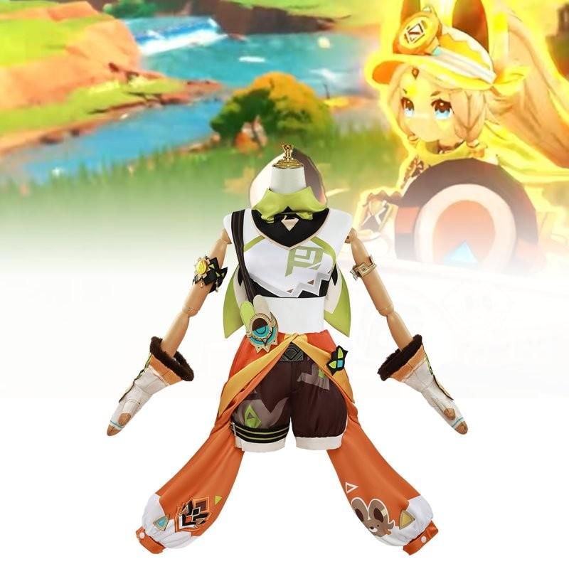 Adorable Kazhina Cosplay Costume For Genshin Impact Character Roleplay In Soft Polyester Fabric Available In Multiple Sizes