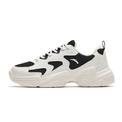 Abrasion Resistant Low Top Casual Shoes Women's Beige Black 922348822-3