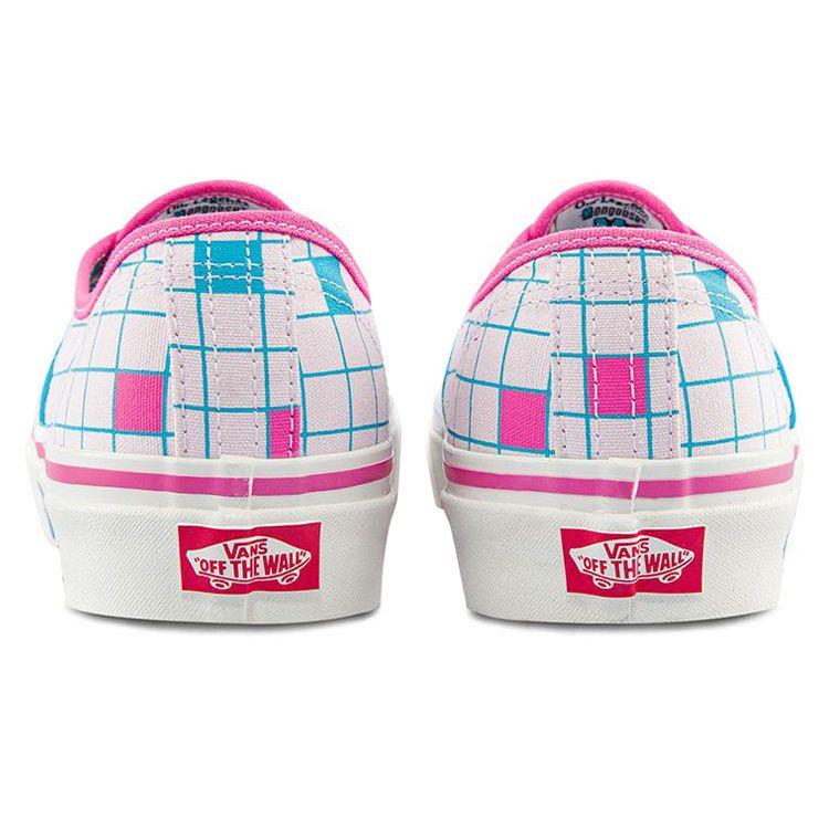 Vans Our Legends x Authentic 44 DX Mongoose - Turquoise Pink Checkerboard Unisex Sneakers Blue VN0A7Q5CFZP