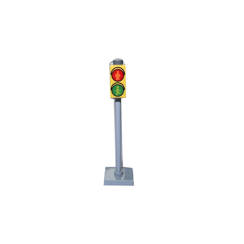 MOC Stadt Ampeln Straßenschilder Straßensperre Ampel Geschwindigkeitsbegrenzung Menschlicher Straßen Parkplatzschild Bausteine Szene Spielzeug