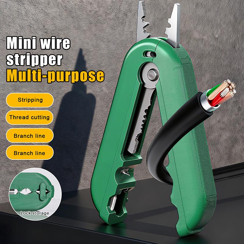 Multifunction Electrician Pliers Wire Stripper Mini Wire Cutter Cable Stripper Portable Hand Tools For Diy Cable Repair