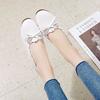 Women's Shallow Mouth Single Shoes Spring New Butterfly Bow Flat Bottom Anti Slip Comfortable Casual Soft Sole Shoes