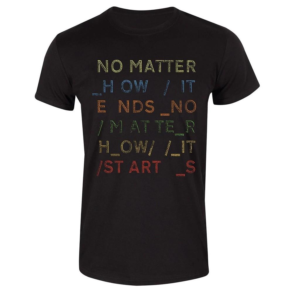 Rare! Radiohead No Matter Black T-Shirt NEW Hot Unisex T-Shirt M
