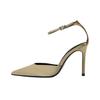 Eleganti Tacchi Alti con Tacco a Spillo da 9cm Scarpe da Donna Verdi 1236610069