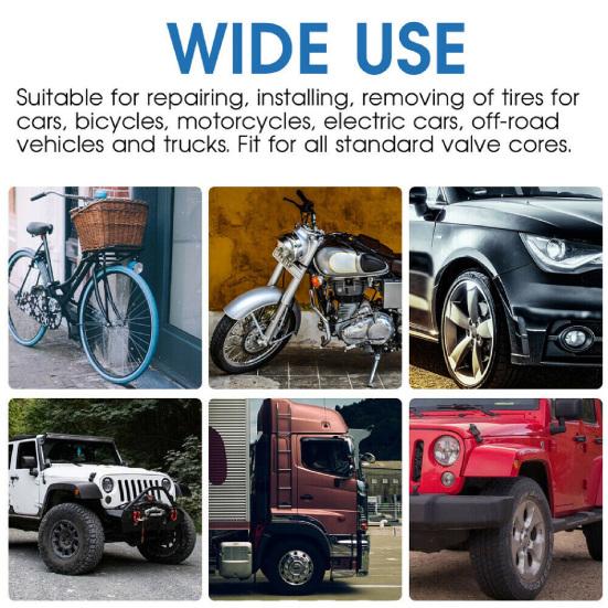 43Pcs/Set Tire Installer Durable Wide Use Compact Car Tyre Valve Repair Tool Kit for Car