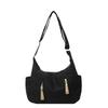 Chic Minimalist Canvas Tote Bag For Women Large Capacity Trendy Shoulder Bag 2024 New