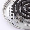 Mosquito Coil Holder Stainless Steel Zigzag Grid Large Fireproof Mosquito Coil Tray Bracket Box