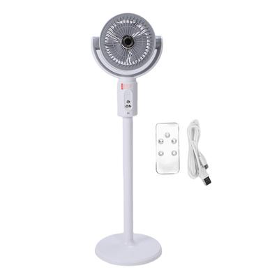 Standing Fan Rechargeable 4000mAh Adjustable Height Speed Low Noise USB Pedestal Fan for Home